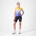 CASTELLI Kurzarm Fahrradtrikot - UPF W - Gelb/Lila