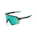 100% SPEEDLAB Fahrradsonnenbrille - S3 - Schwarz/Türkis