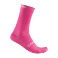 CASTELLI Klassische Fahrradsocken - GIRO LOGO 18 - Rosa