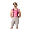 CASTELLI Kurze Fahrradhose mit Trägern - GIRO TROFEO 2 - Beige