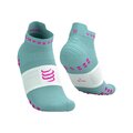 COMPRESSPORT Knöchelhohe Fahrradsocken - PRO RACING SOCKS V4.0 RUN - Türkis
