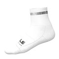 ALÉ Klassische Fahrradsocken - LOGO Q-SKIN  - Weiß
