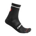CASTELLI Klassische Fahrradsocken - ENTRATA 13 - Schwarz