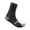 CASTELLI Klassische Fahrradsocken - ROSSO CORSA PRO 15 - Schwarz