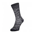 SCOTT Klassische Fahrradsocken - TRAIL CAMO CREW - Grau/Weiß