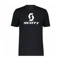 SCOTT Kurzarm Fahrrad-Shirt - ICON SS - Schwarz/Weiß