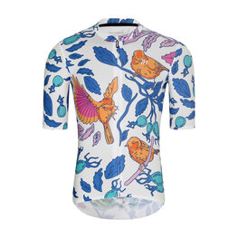 HOLOKOLO Kurzarm Radtrikot und Shorts - SPARROVER - Blau/Schwarz/Weiß/mehrfarbig