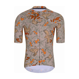 HOLOKOLO Kurzarm Radtrikot und Shorts - SPARROVER - Braun