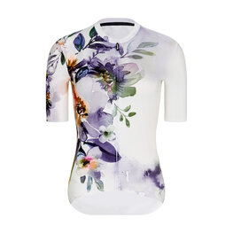 RIVANELLE Kurzarm Radtrikot und Shorts - FLOWERY LADY - Beige/Weiß/mehrfarbig