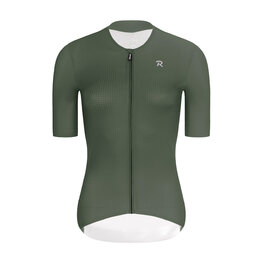 RIVANELLE Kurzarm Radtrikot und Shorts - ELEVATE - Beige/Grün