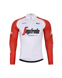 BONAVELO Radtrikot und Hose für den Winter - TREK 2024 WINTER - Rot/Weiß/Schwarz