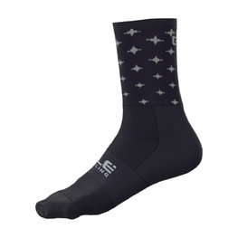 ALÉ Klassische Fahrradsocken - STARS - Blau/Weiß