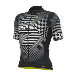 ALÉ Kurzarm Fahrradtrikot - PR-S CHECKER - Grau