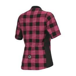 ALÉ Kurzarm Fahrradtrikot - OFF ROAD - GRAVEL SCOTTISH LADY - Rosa