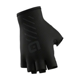 ALÉ Fingerlose Fahrradhandschuhe - ASPHALT - Schwarz