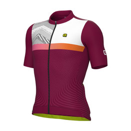ALÉ Kurzarm Fahrradtrikot - ZIG ZAG PR-S - Lila