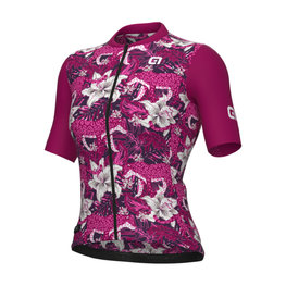 ALÉ Kurzarm Fahrradtrikot - HIBISCUS PR-E - Lila