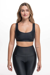ATHLEEYA BH - COMFORT MATTE - Schwarz
