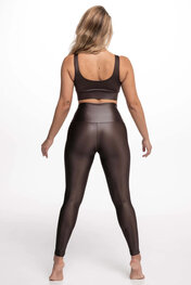 ATHLEEYA Leggins - ESSENTIAL SHINE - Braun