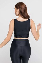 ATHLEEYA top - URBAN TANK - Schwarz