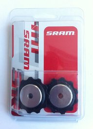 SRAM Riemenscheiben - PULLEYS  05-07 X0, 07-09 X9 SHORT CAGE, 08-09 X7 - Schwarz