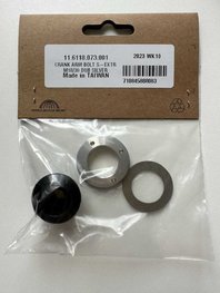 SRAM Reparatursatz - CRANK ARM BOLT KIT SELF-EXTRACTING M18/M30 DUB - Schwarz