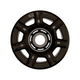 SRAM Abdeckung - CRANK AEROGUARD 38z/36 - Schwarz