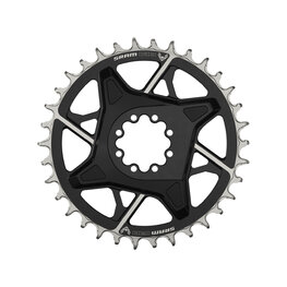SRAM Kettenblatt - T-TYPE 34T 3mm - Silber/Schwarz