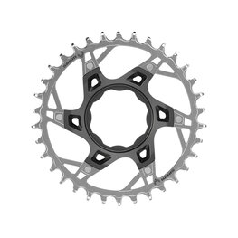 SRAM Kettenblatt - XX TQ 34z T-TYPE - Silber/Schwarz
