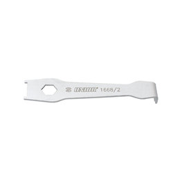 UNIOR Schlüssel - CHAINRING NUT WRENCH - Silber