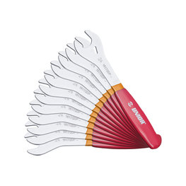 UNIOR Schlüsselsatz - CONE WRENCH SET 13 - 28 / 12 - Rot