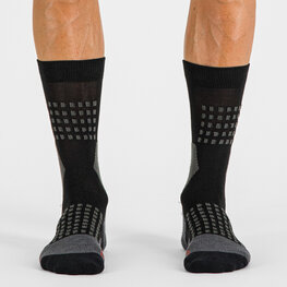 SPORTFUL Klassische Fahrradsocken - APEX - Grau/Schwarz