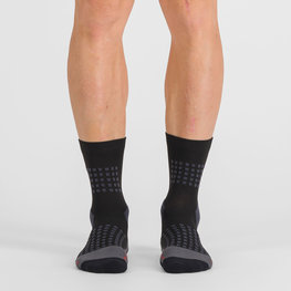 SPORTFUL Klassische Fahrradsocken - APEX - Schwarz/Grau