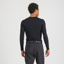 SPORTFUL Langarm Fahrrad-Shirt - MERINO LS - Schwarz