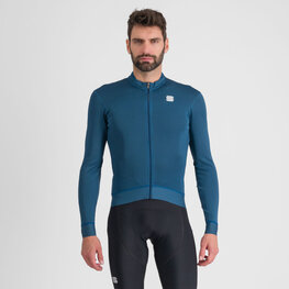 SPORTFUL Langarm Fahrradtrikot für den Winter - MONOCROM THERMAL - Blau