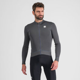 SPORTFUL Langarm Fahrradtrikot für den Winter - MONOCROM THERMAL - Anthrazit