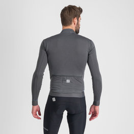 SPORTFUL Langarm Fahrradtrikot für den Winter - MONOCROM THERMAL - Anthrazit