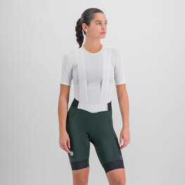 SPORTFUL Kurze Fahrradhose mit Trägern - SUPERGIARA W - Grün