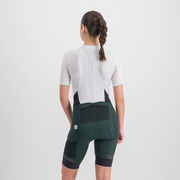 SPORTFUL Kurze Fahrradhose mit Trägern - SUPERGIARA - Grün
