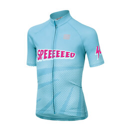 SPORTFUL Kurzarm Fahrradtrikot - SUPER GIRL - Blau