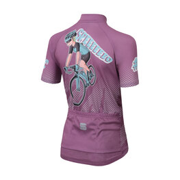 SPORTFUL Kurzarm Fahrradtrikot - SUPER GIRL - Lila