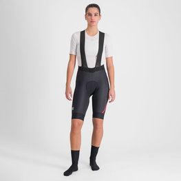 SPORTFUL Kurze Fahrradhose mit Trägern - FIANDRE NORAIN - Schwarz
