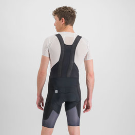 SPORTFUL Kurze Fahrradhose mit Trägern - SHIELD - Schwarz