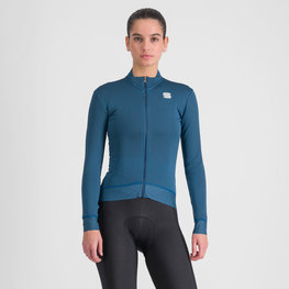 SPORTFUL Langarm Fahrradtrikot für den Winter - MONOCROM THERMAL - Blau