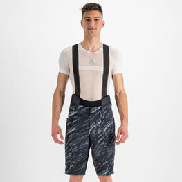SPORTFUL Kurze Fahrradhose mit Trägern - CLIFF GIARA - Schwarz