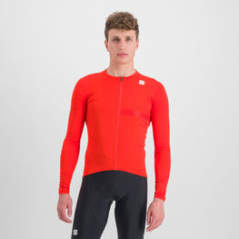SPORTFUL Langarm Fahrradtrikot für den Sommer - MATCHY - Rot
