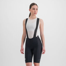 SPORTFUL Kurze Fahrradhose mit Trägern - BODYFIT CLASSIC - Schwarz
