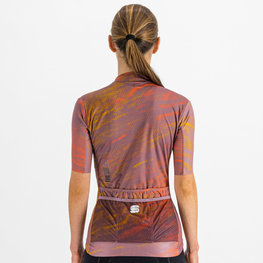SPORTFUL Kurzarm Fahrradtrikot - CLIFF SUPERGIARA - Lila/Orange