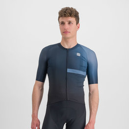 SPORTFUL Kurzarm Fahrradtrikot - BOMBER - Schwarz/Blau