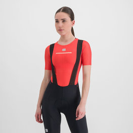 SPORTFUL Kurzarm Fahrrad-Shirt - PRO BASELAYER - Rot